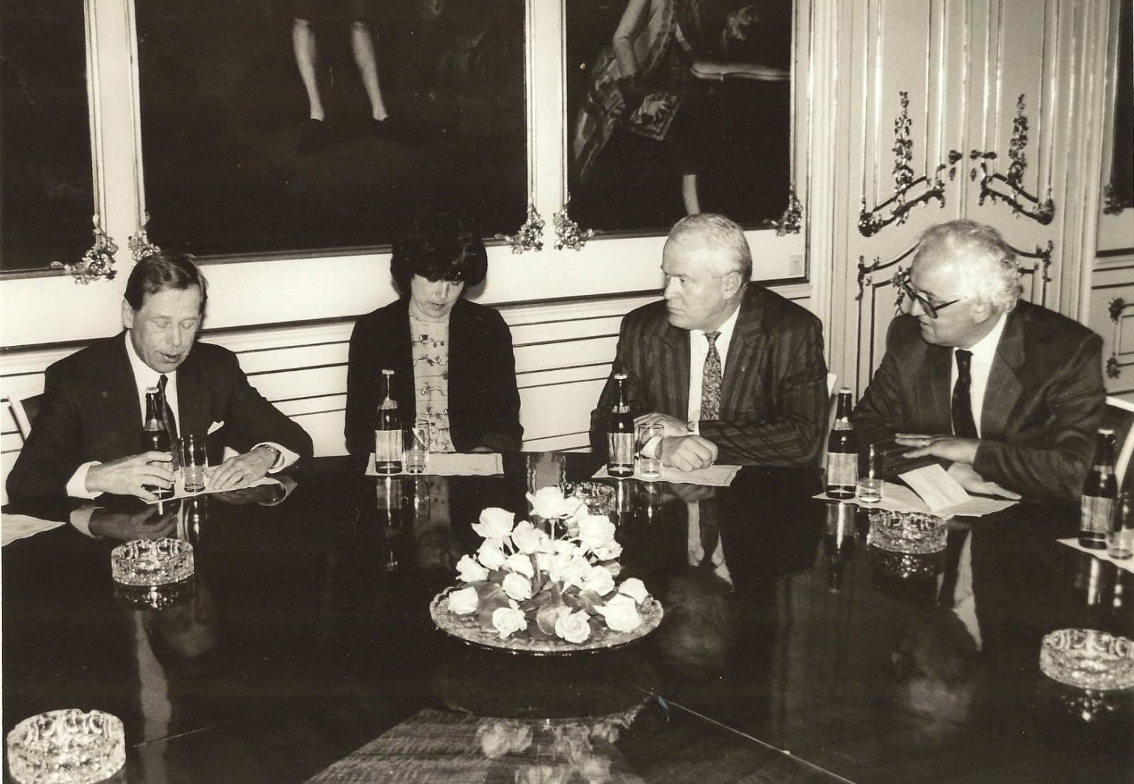 Jednání odborů s Havlem 1991 – FOTO