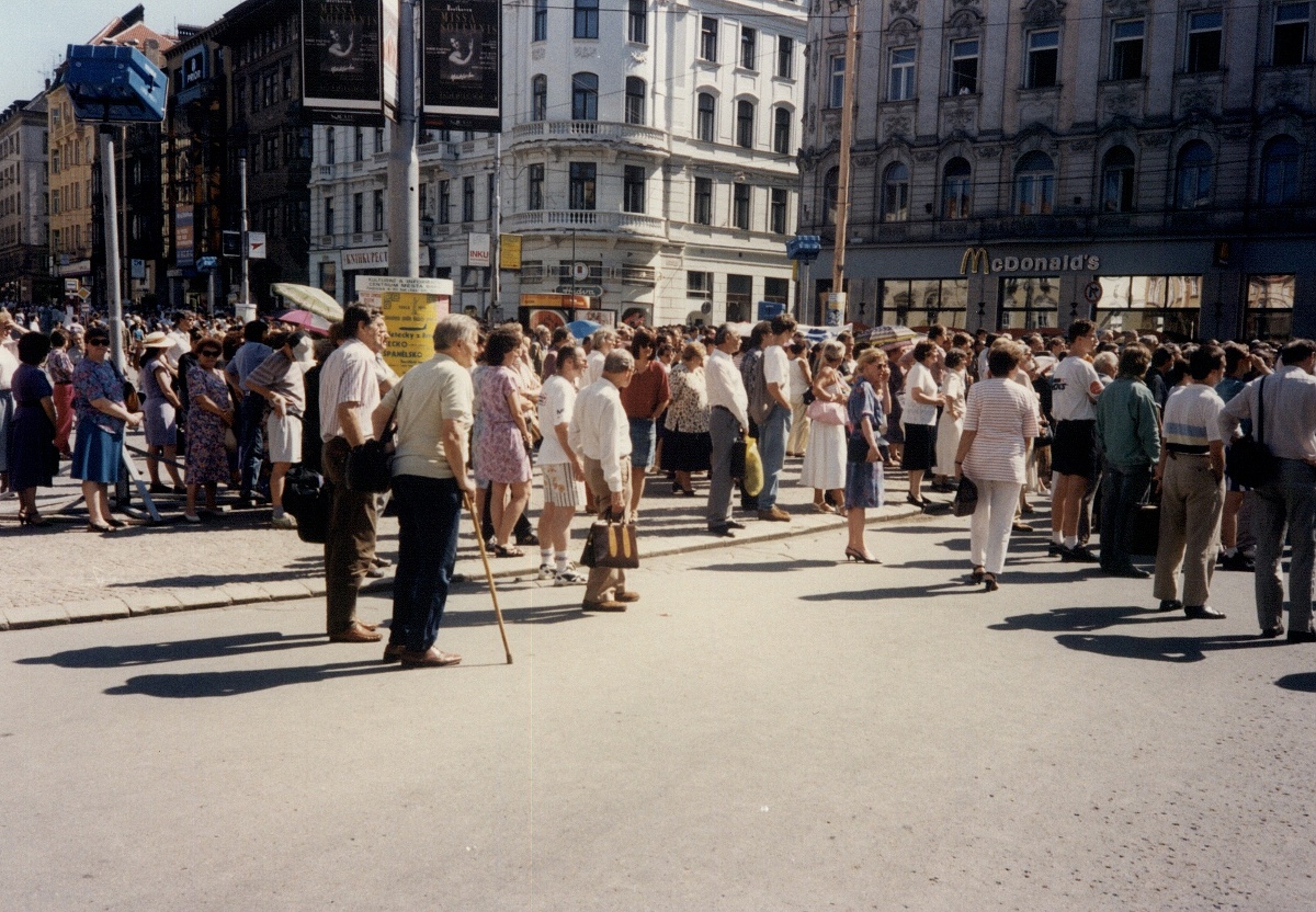 Demonstrace Brno 1995 – FOTO
