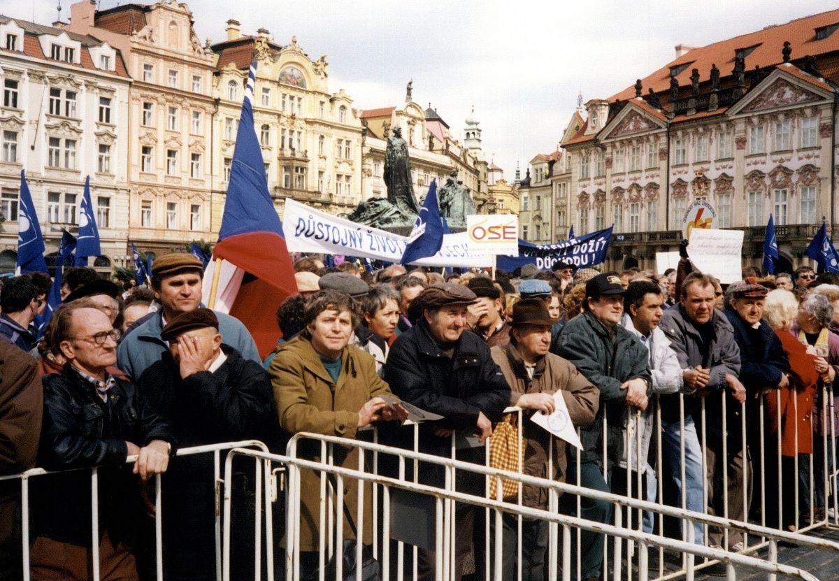 Pražský mítink CMKOS 1995