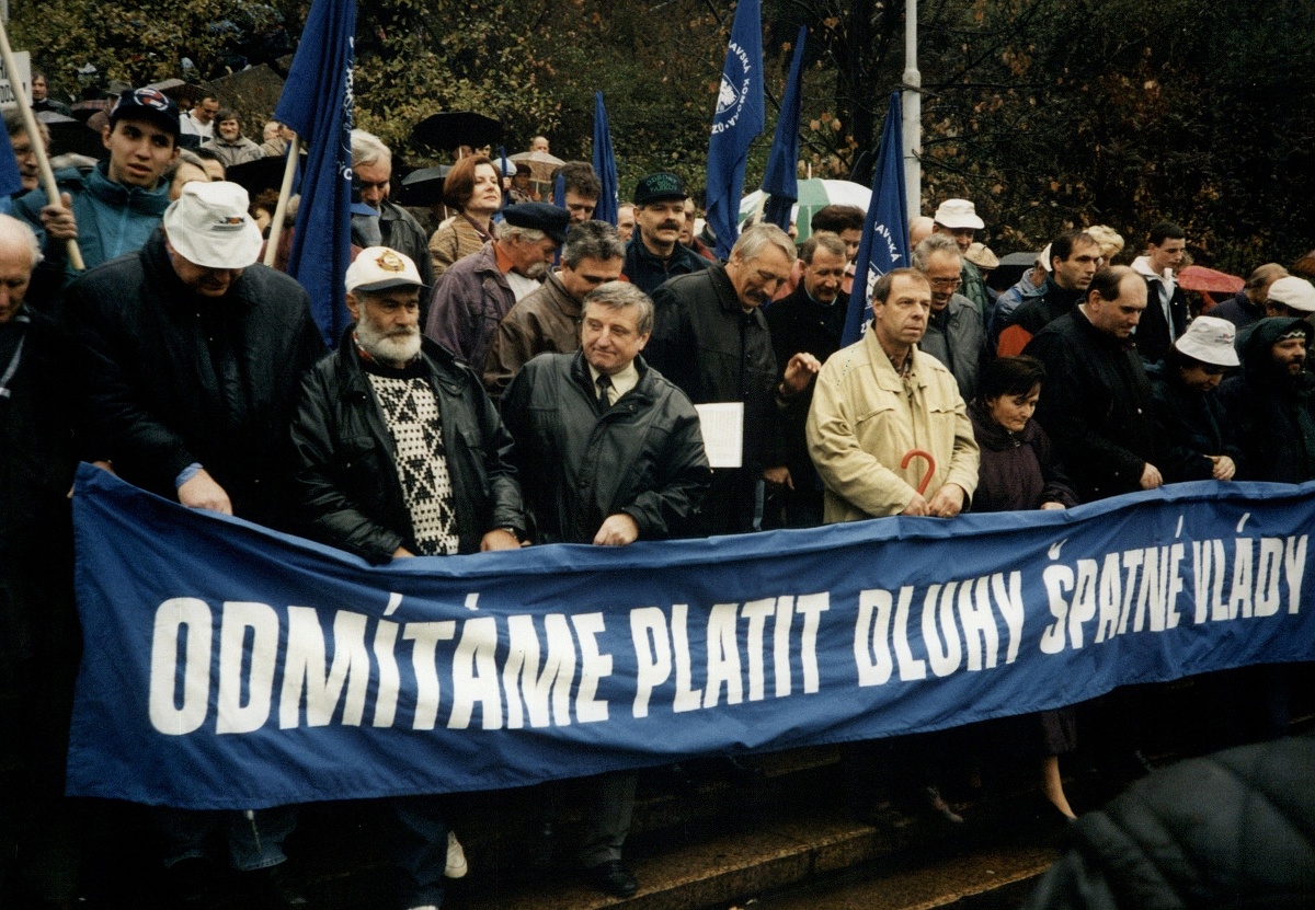 Demonstrace CMKOS 1997 – FOTO